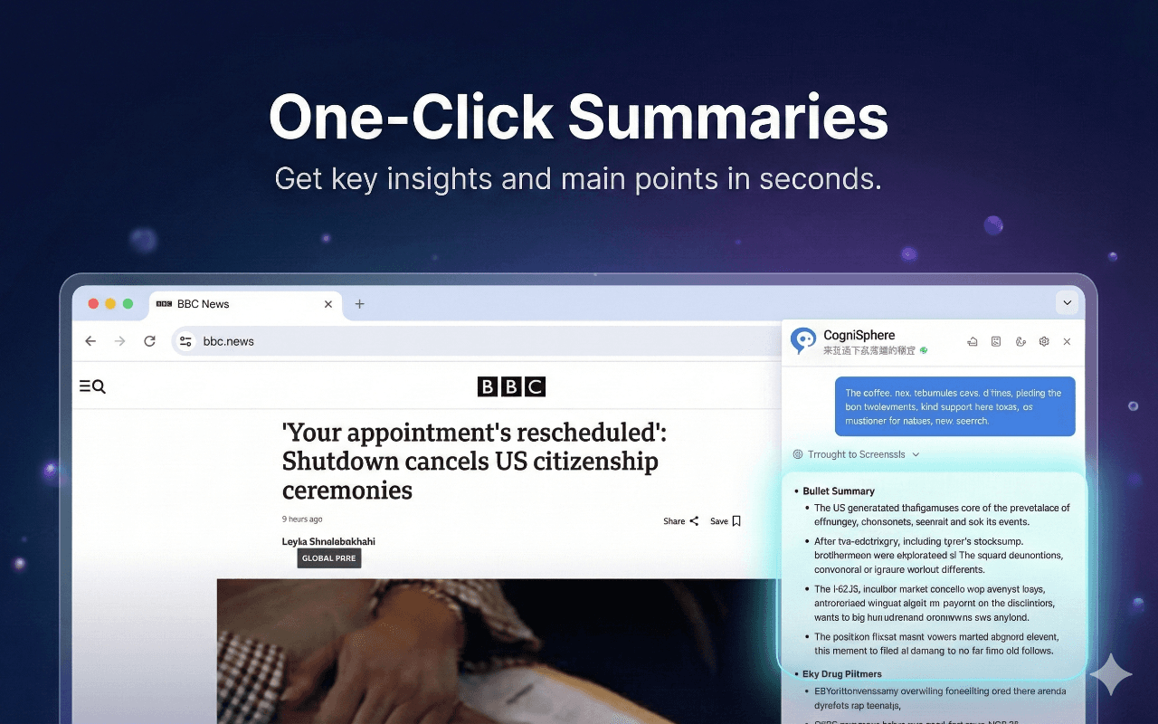 One-Click Page Summaries